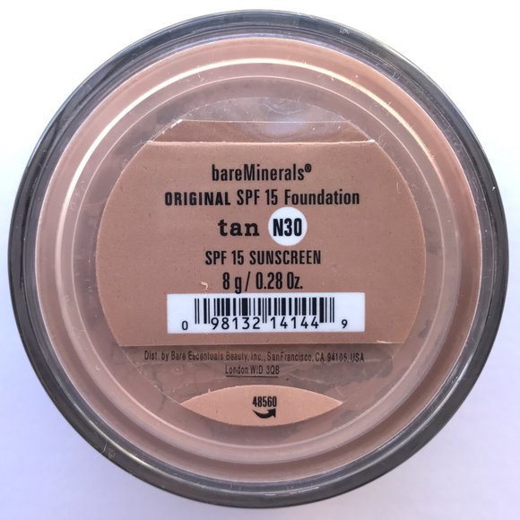 #NWT bareMinerals SPF15 Original Foundation Tan N30 8g/0.28oz - Picture 1 of 2